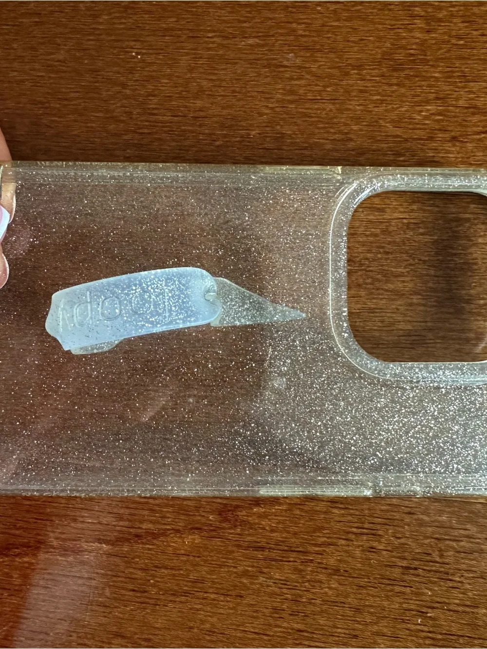 Loopy Case Clear Glitter Phone case